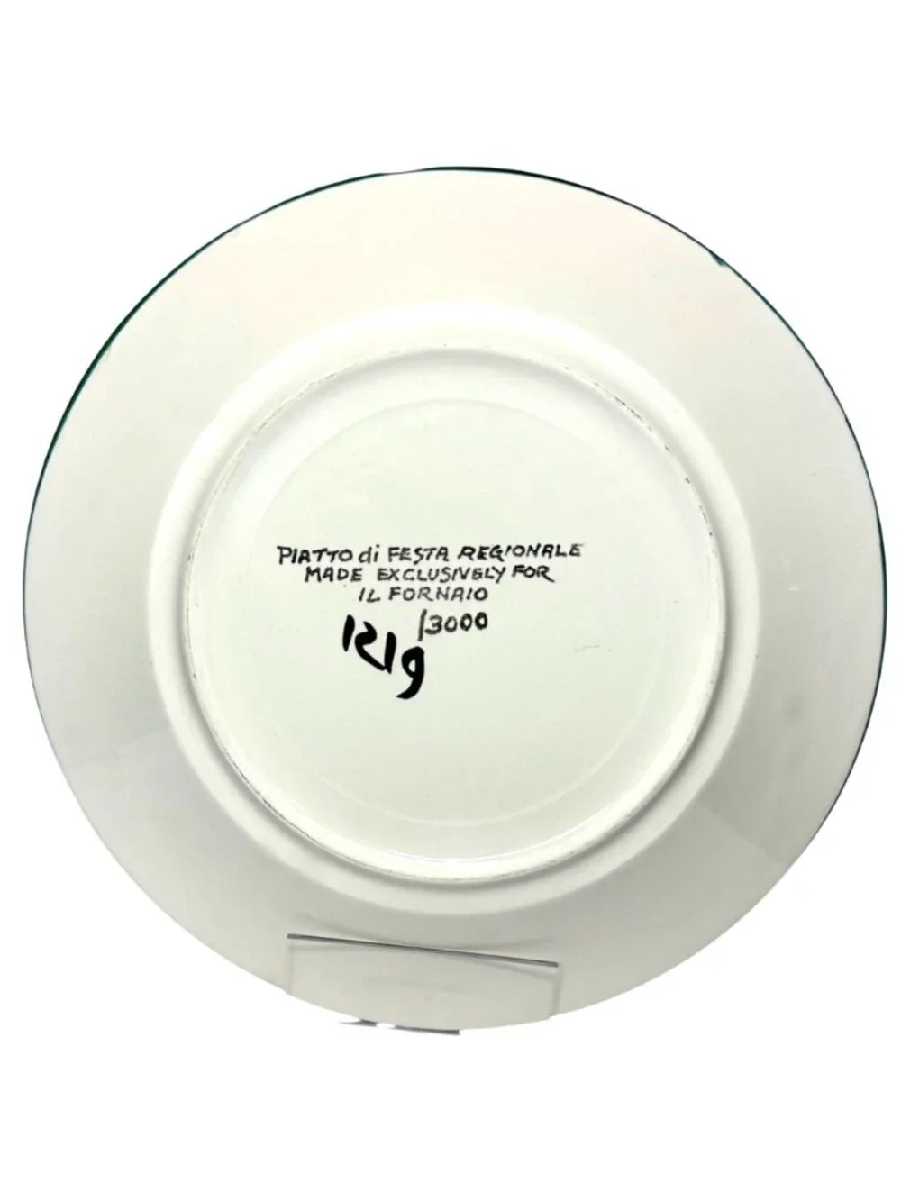 Il Fornaio Festa Regionale 2000 Ceramic Plate With Hand-Painted Tomato Design Li